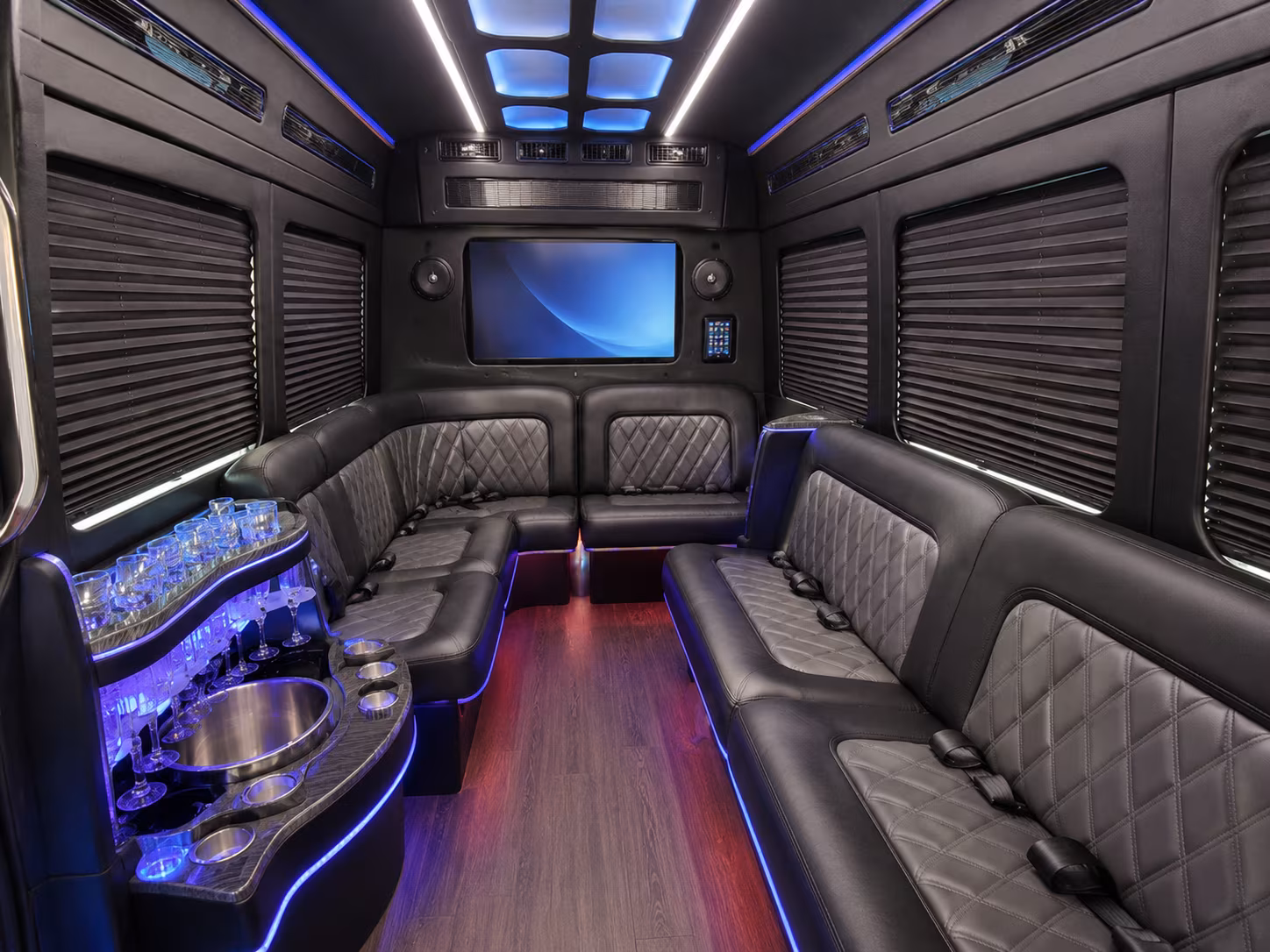 roswell party bus interior