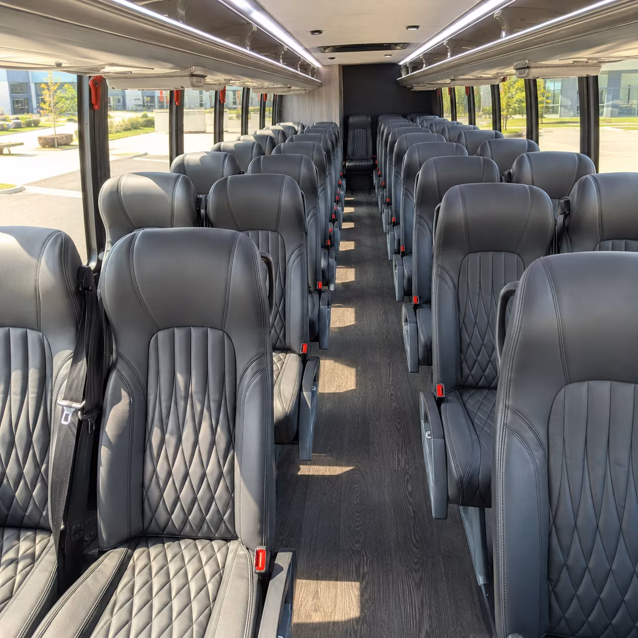 roswell wedding transportation onboard seating